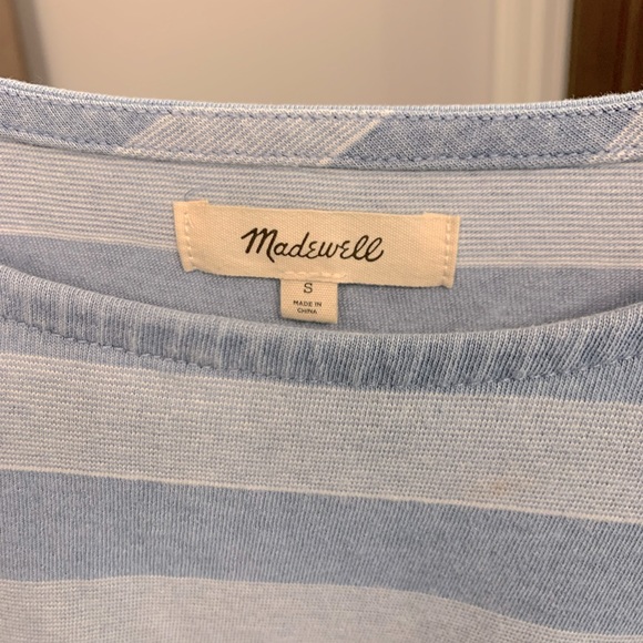 MADEWELL Indigo Stripe Block tee medium - Picture 9 of 11